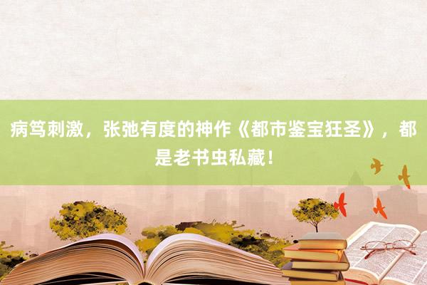 病笃刺激，张弛有度的神作《都市鉴宝狂圣》，都是老书虫私藏！
