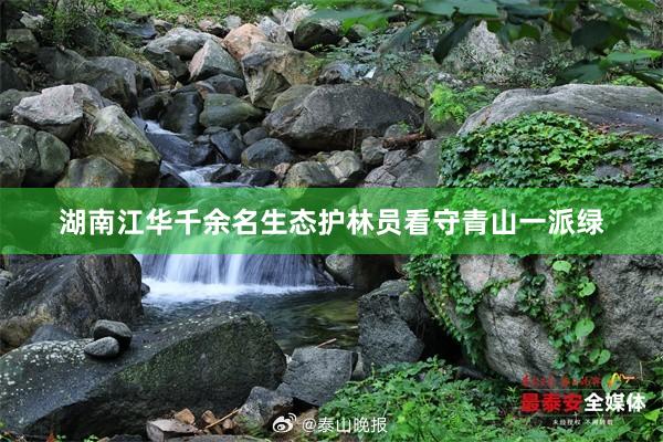 湖南江华千余名生态护林员看守青山一派绿