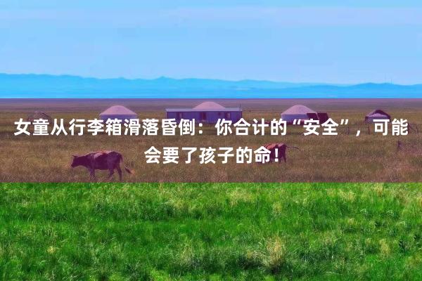 女童从行李箱滑落昏倒：你合计的“安全”，可能会要了孩子的命！